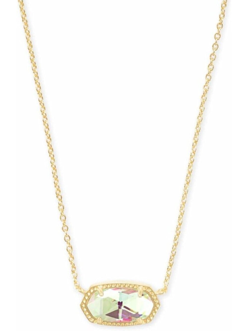 Women's Dichroic 14k Gold Plated Elisa Fashion Jewellery Pendant Necklaces